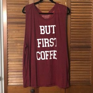 Juniors plus muscle tank